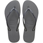 Slim Glitter Grey Kadın Terlik