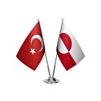 Greenland İkili Masa Bayrağı