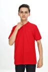 Erkek Çocuk Lacost(Yüksek Kaliteli Pike Dokuma) Noktalı Polo Yaka Tshirt