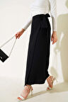 Noir Beli Kuşaklı Etek TNS-4158
