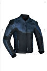 Prosev FALCON DERİ 4 MEVSİM DARK BLUE Motosiklet Montu