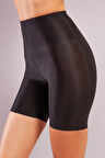 Golshan Girdle Hight Waist Micro Short Corset, İz Yapmayan Görünmez Yüksek Bel Paçalı Siyah Korse