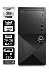 DELL VOSTRO 3910MT i5 12400 36GB RAM 4TB SSD W11PRO N7519VDT3910 & MASAÜSTÜ PC & PER4 BELLEK