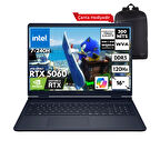 Dell Alienware 16 Aurora 7-240H 32-GBDDR5 2 TBSSD RTX5060 (8GB-GDDR7) 16" 2K WQXGA 120Hz Windows 11 Home + Sırt Çantası AC16250-C716156WHMF7