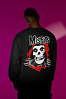 Misfits Müzik Grubu Baskılı Unisex Oversize Sweatshirt
