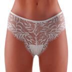 Dantelli Pamuklu Kadın Külot, Beyaz