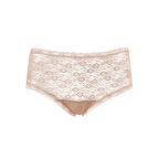 Dantelli Pamuk Kadın Külot, Açık Toz Pembe