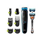 Braun MGK3245 5 Başlıklı Kablosuz Islak/Kuru Saç-Sakal-Vücut Çok Amaçlı Tıraş Makinesi 