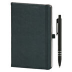 VIP Hediyelik Set - Defter ve Kalem - (2’lİ Kurumsal Hediye Seti) - 4220 SİYAH
