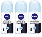 Nivea Roolon Kadın 50 ml İnvesible Pure (mavi )  (3 Adet )