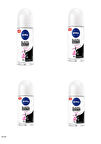 82240 NIVEA BLACK & WHITE CLEAR ROLL-ON  4 ADET