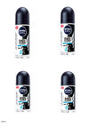 85970 NIVEA MEN BLACK & WHITE FRESH ROLL-ON  4 ADET