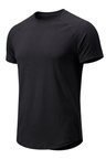 Erkek Spor Tişört Fitness Antrenman Tişörtü Oval Kesim Likralı Süprem Reglan Kol OVAL-T22