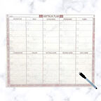 CT-STONES® Şeffaf Kendiliğinden Yapışkanlı Kalemli Haftalık Planlayıcı 40cm-50cm