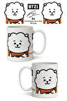 Bts BT21 RJ  Temalı Beyaz Kupa Bardak Sevgiliye Arkadaşa Hediye