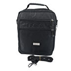 SİA ÇANTA SEVENTEEN ERKEK EL & OMUZ ASKILI POLYESTER SU GECİRMEZ KUMAŞ ÇOK GÖZLÜ KAPAKLI ARKA CEPLİ BÜYÜK BOY ERKEK EL ÇANTA