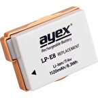 Ayex Canon Eos 700D- 650D- 600D- 550D İçin Lp-E8 Batarya