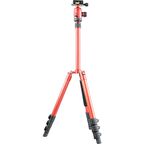 Jusıno X-423S Tripod + BS-08Q Tripod Kafası Kırmızı