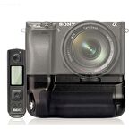 MeiKe Sony A6500 için MeiKe MK-A6500 Pro Battery Grip + 1 Ad. NP-FW50 Batarya