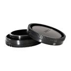Ayex Sony Nex, E Mount İçin Body Kapağı Ve Lens Arka Kapağı