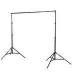 Ayex  Teleskopik Crossbarlı Taşınabilir Fon Askı Sistemi 280cm x 300cm