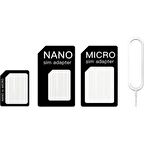 Ayex Nano ve Micro Sim Kartları Için Sim Kartı Adaptörü
