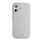 Vonmahlen Yumuşak Silikon Kapak & Kılıf iPhone 16 Plus - Açık Gri