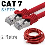 IRENIS 2 Metre CAT7 Kablo S/FTP LSZH Ethernet Network Lan Ağ Kablosu 