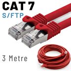 IRENIS 3 Metre CAT7 Kablo S/FTP LSZH Ethernet Network Lan Ağ Kablosu 