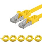 5 adet 1 Metre IRENIS CAT7 Kablo S/FTP Ethernet Network LAN Ağ Kablosu