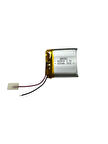 663032 3.7V 650mAh Li-Polymer Pil Devreli/1.5A