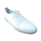 Lbr H1022 Erkek Hakiki Deri Kauçuk Antik Casual Ayakkabı Kemik