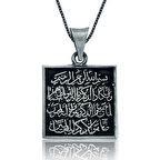 925 Ayar Gümüş Nazar Duası Kadın Gümüş Kolye PT2610224