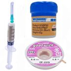 Krem Lehim Solder Paste 183°C NoClean Sn63/Pb67 42G Lehim Toplama CP-2015 Emme Teli 2,0mm