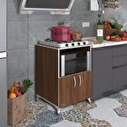 Kenzlife ocak dolabı aysu cvz 85*60*57 mutfak modül mini fırın mikrodalga banyo ofis