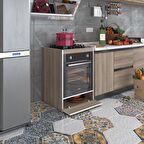 Kenzlife ankastre modülü kabini berilyum crd fırın ocak dolabı kapaklı 