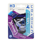 Photon H3 12V 55W Xen Vision Blister (TEKLİ BLİSTER)