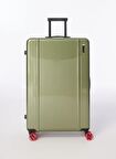 Floyd Yeşil Unisex 50,5x78x29 cm Çekçekli Sert Valiz Trunk - Vegas Green