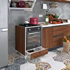 Kenzlife ankastre modülü kabini fosfat cvz fırın ocak dolabı çekmeceli ayaklı 