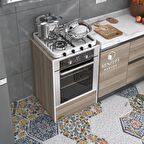 Kenzlife ankastre modülü kabini neon crd fırın ocak dolabı sabit tabla  