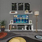 Kenzlife televizyon sehpası monako150 byz tv ünitesi raflı