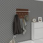 Kenzlife elbise askılığı akasya cvz vestiyer portmanto askı askılık