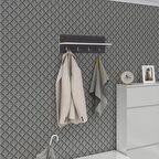 Kenzlife elbise askı askılıklığı çam gri vestiyer portmanto askı askılık