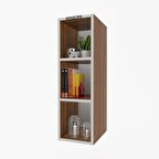 Kenzlife mutfak dolabı ıtır 090.030.30 cvz 2 raflı kapaksız ofis banyo kiler evrak kitaplık