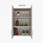 Kenzlife mutfak dolabı idil  090.060.32 crd 2 raflı kapaklı  ofis banyo kiler evrak kitaplık