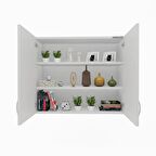 Kenzlife mutfak dolabı idil  090.090.32 byz 2 raflı kapaklı  ofis banyo kiler evrak kitaplık