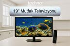 Techno TM-119 19" 49 Ekran 12V Full HD Karavan - Tekne - Yat Lcd Monitör TV