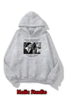 Scr YARALI ünisex oversize sweatshirt gri