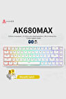 Ak680 Max Kablosuz Manyetik Switch Mekanik Oyun Klavyesi-rapid Trigger-0.125 Ms Gecikme