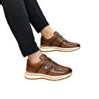 Voyager m158 Taba Full Hakiki Deri Erkek Spor Ayakkabı